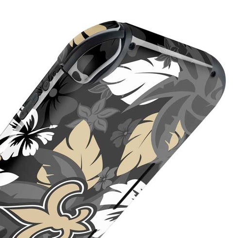 NFL New Orleans Saints Tropical Print Nintendo Switch Lite Skin